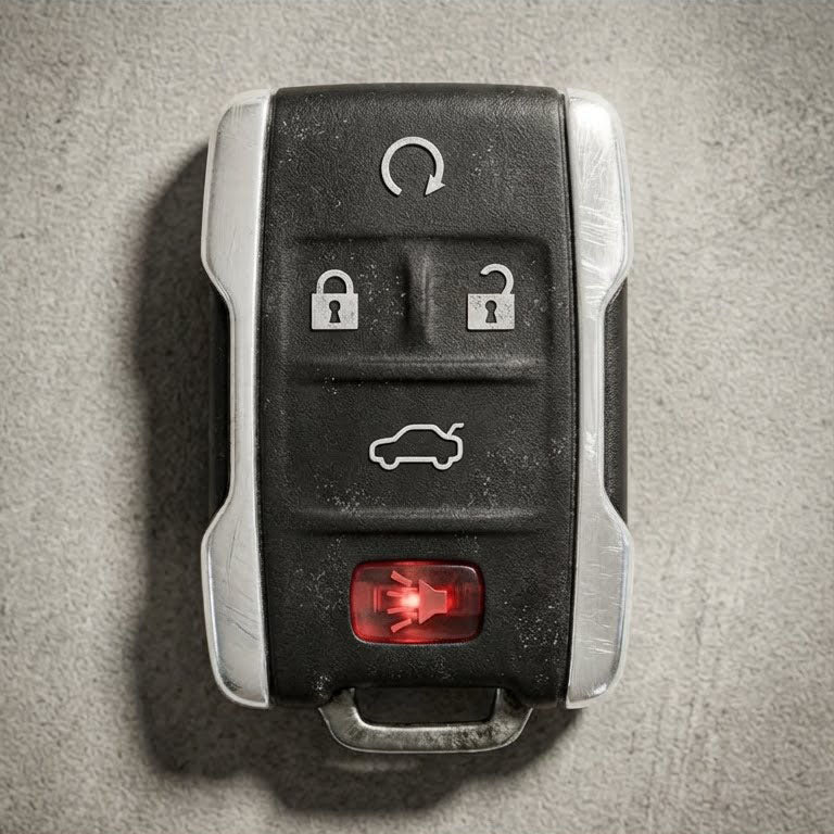Premium Leather Key Fob for Chevrolet
