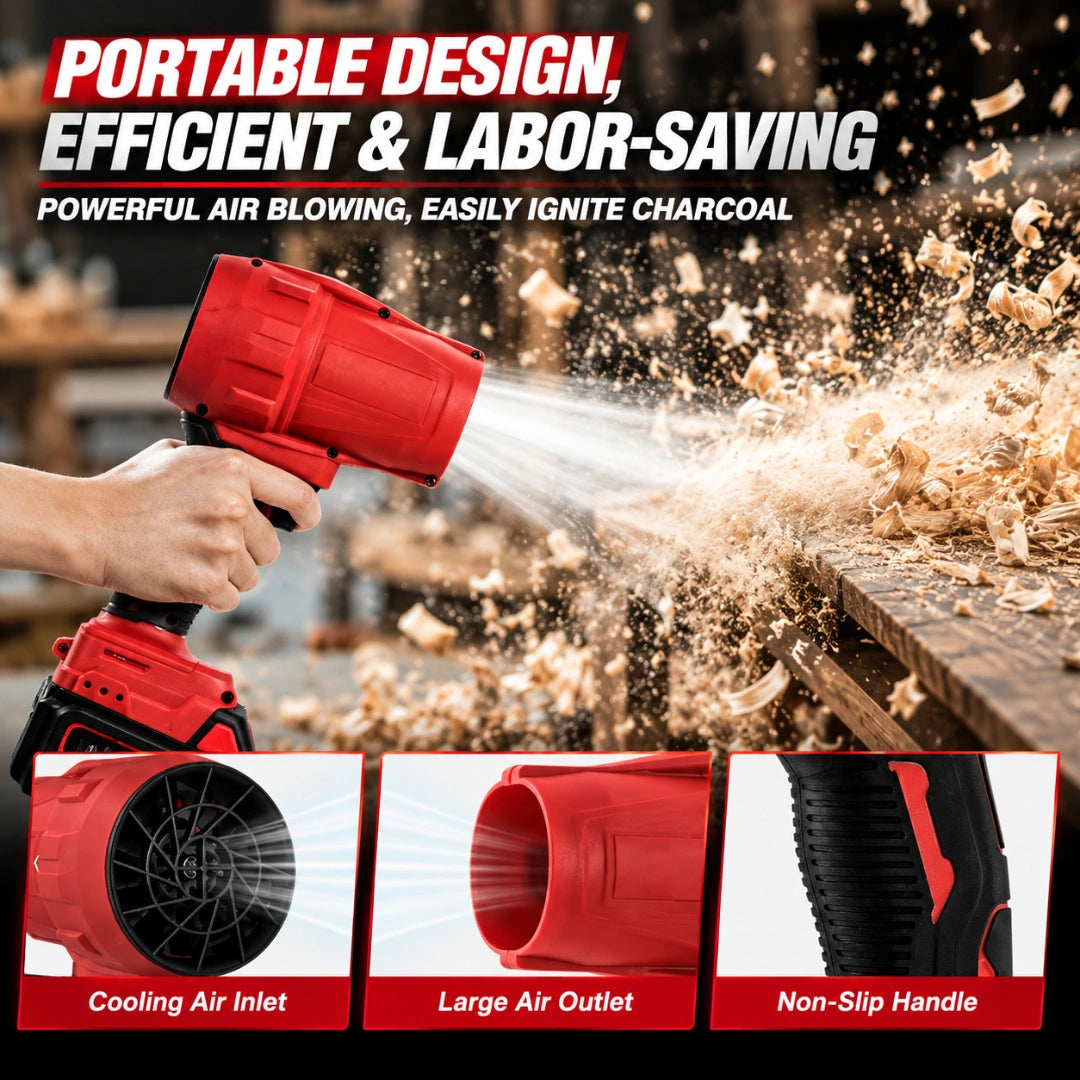 Cordless Electric Turbojet Fan – High-Speed Air Blower