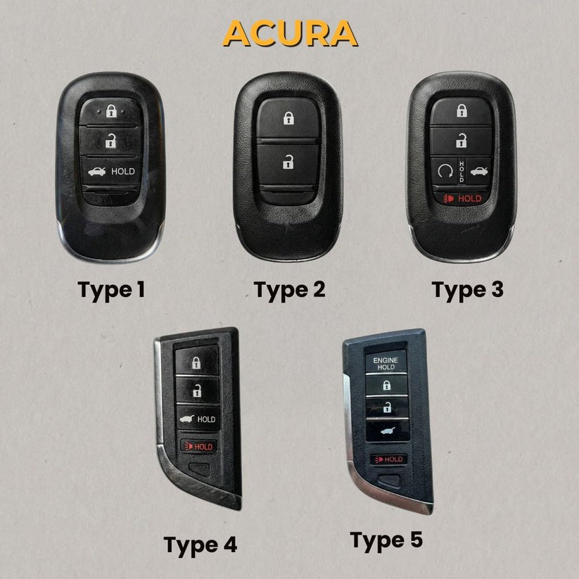 Premium Leather Key Fob for Acura
