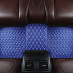Blue Stitching Custom Heavy Duty, Universal Fit Floor Mats for Cars, SUVs, and Trucks