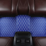 Blue Stitching Custom Heavy Duty, Universal Fit Floor Mats for Cars, SUVs, and Trucks