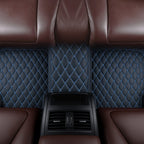 Black Blue Stitching Custom Heavy Duty, Universal Fit Floor Mats for Cars, SUVs, and Trucks