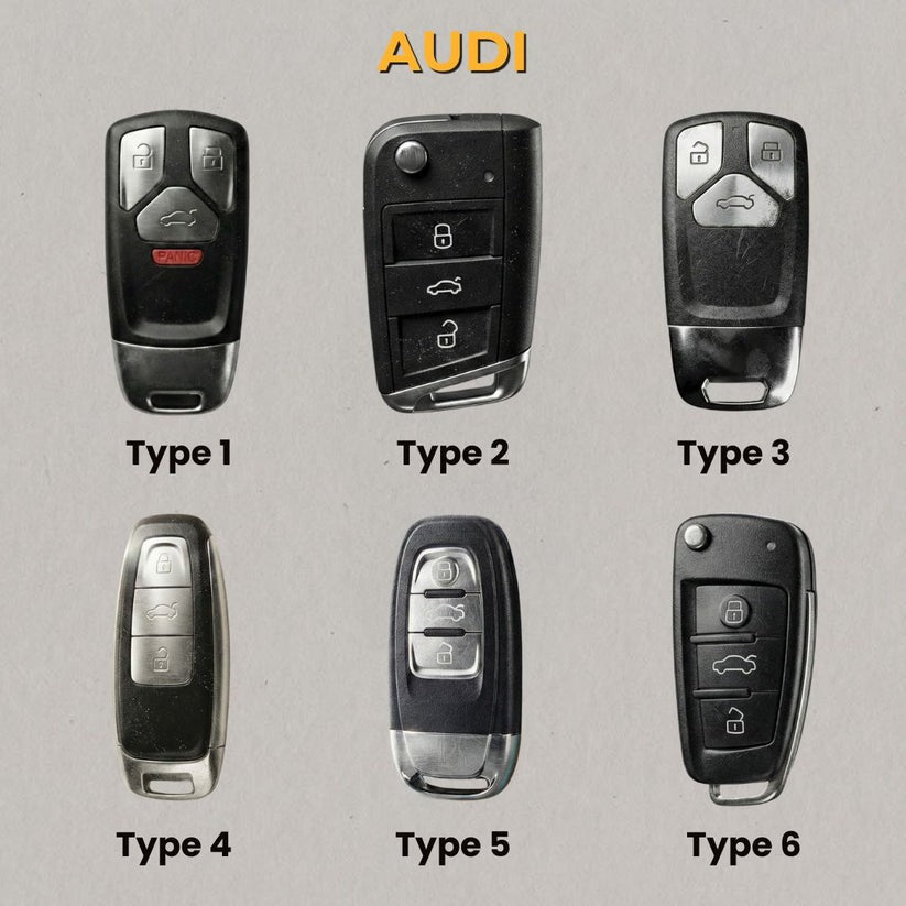 Premium Leather Key Fob for Audi