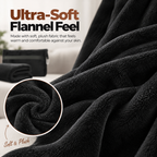 Cozy Oversized Flannel Wearable Blanket – Soft & Foldable Travel Wrap
