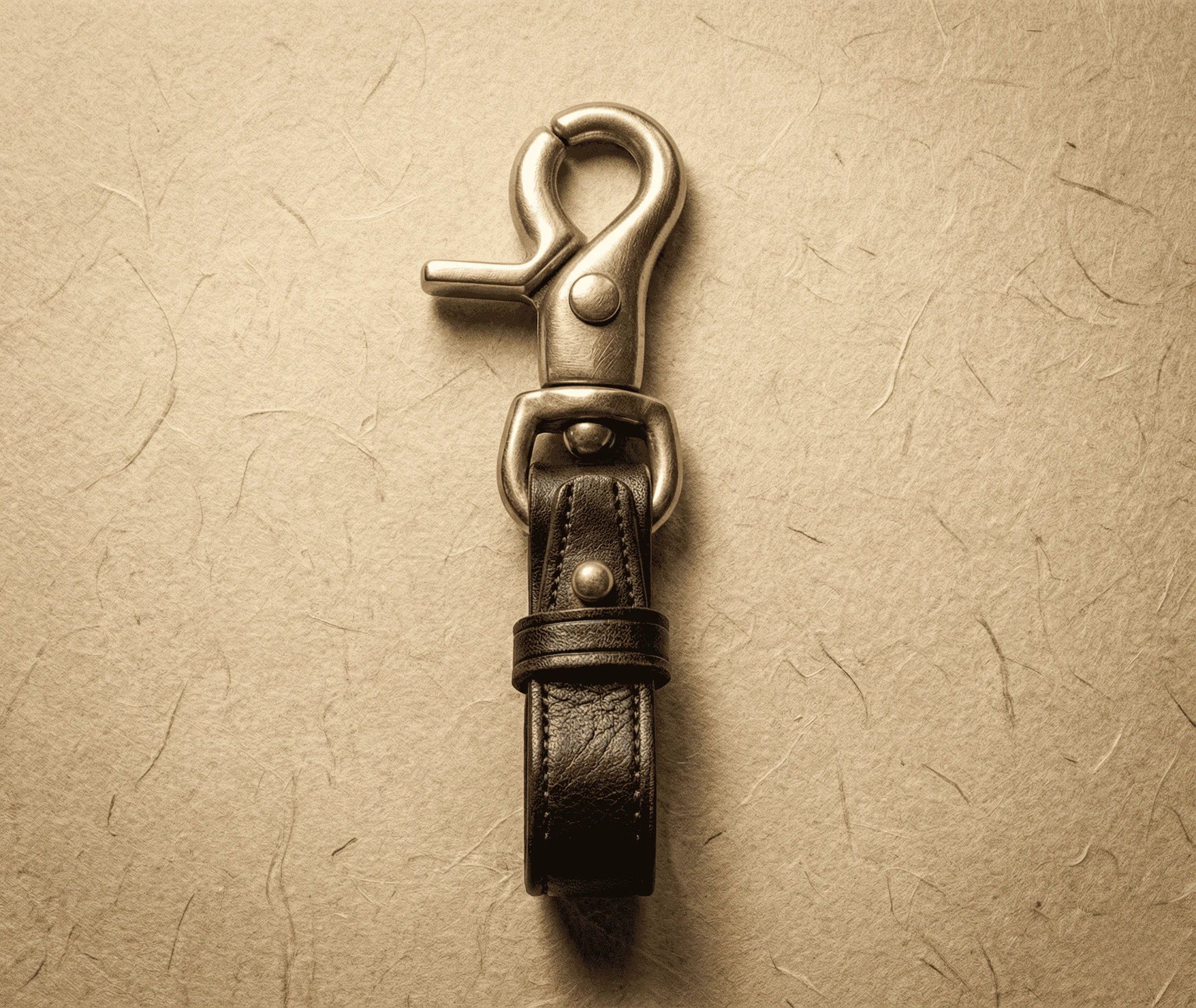 Premium Leather Key Fob for Mercedes