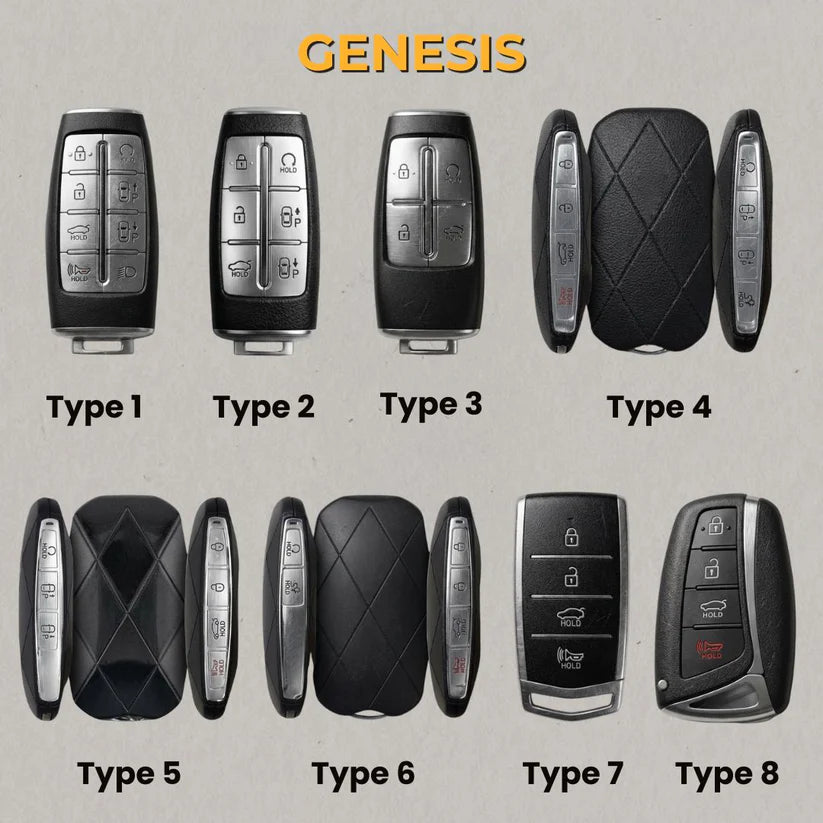 Premium Leather Key Fob for Genesis