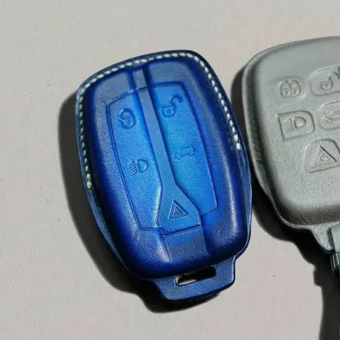 Premium Leather Key Fob for Jaguar