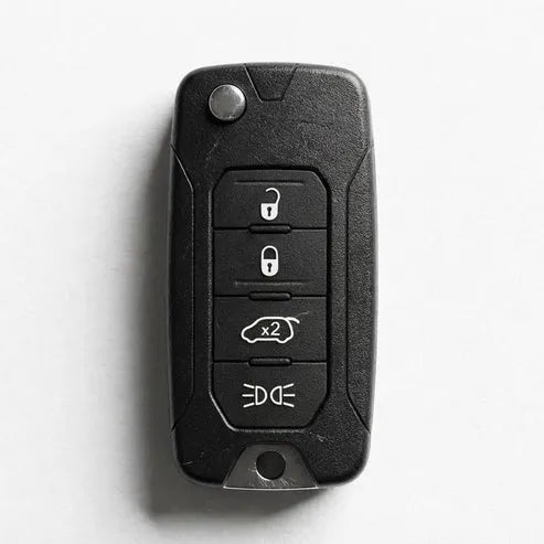 Premium Leather Key Fob for Jeep