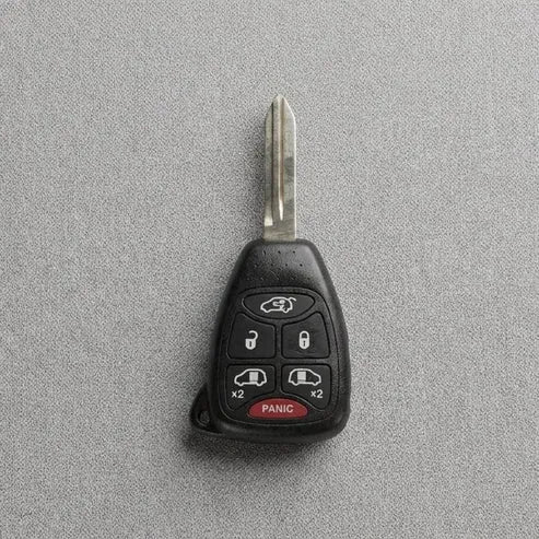 Premium Leather Key Fob for Jeep