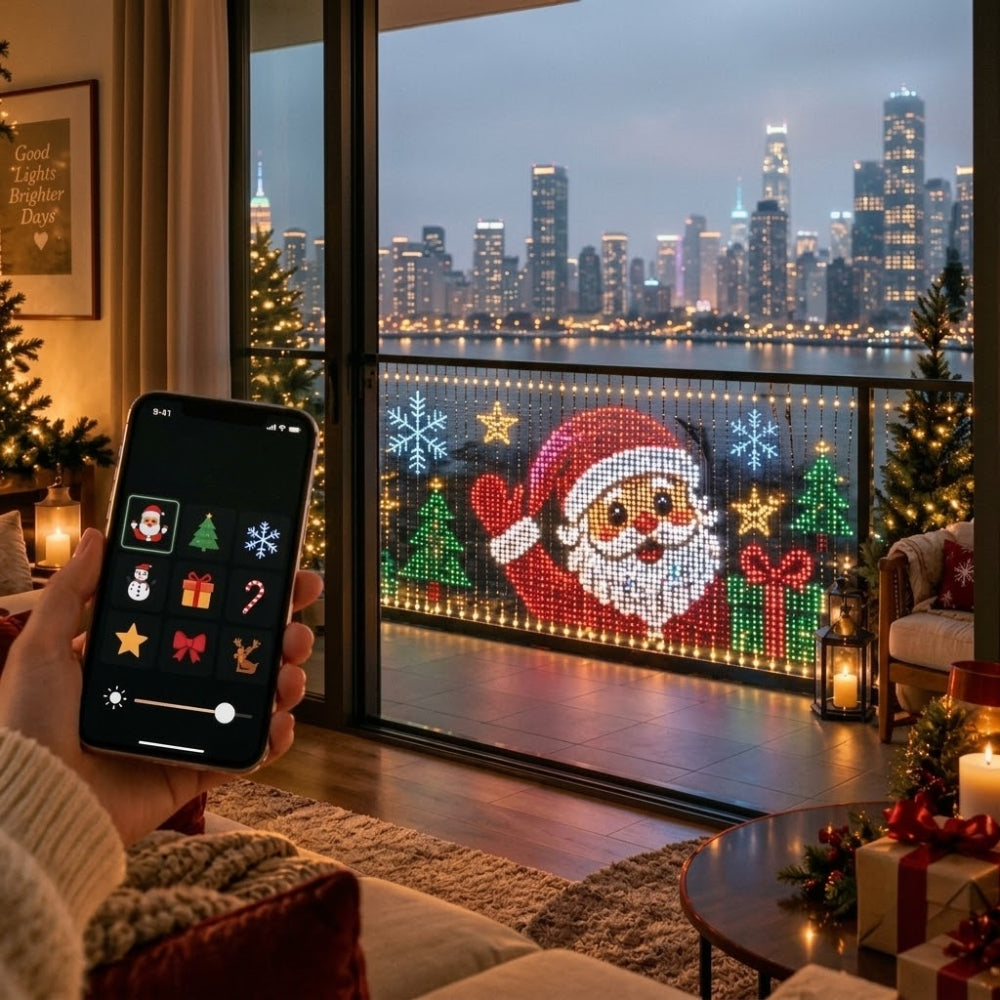 Christmas Decorations Lights - Outdoor LED Curtain