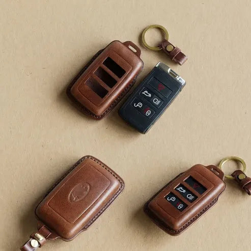 Premium Leather Key Fob for Land Rover