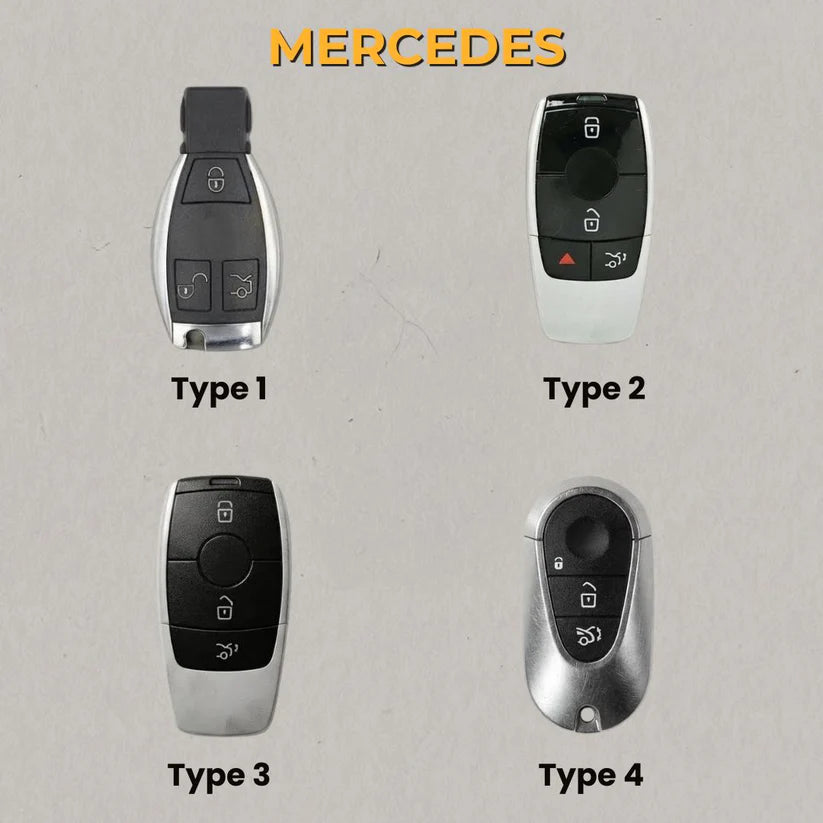 Premium Leather Key Fob for Mercedes