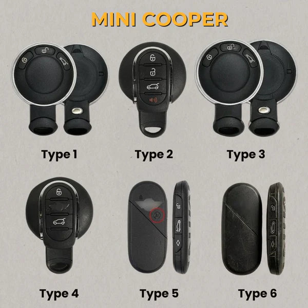 Premium Leather Key Fob for Mini Cooper