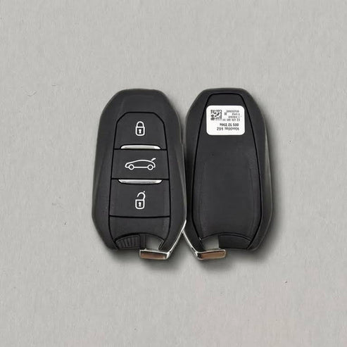 Premium Leather Key Fob for Citroën