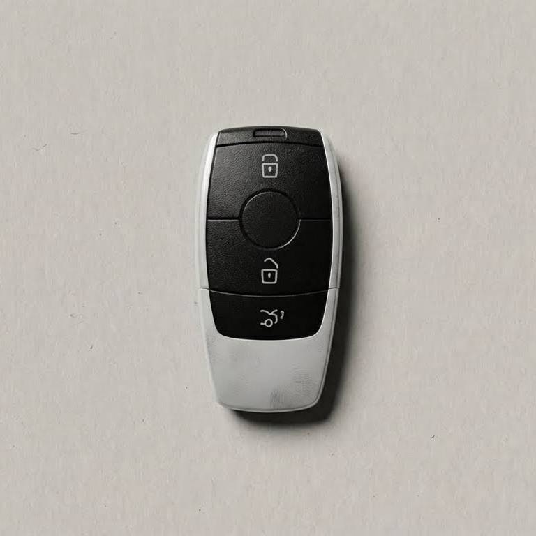 Premium Leather Key Fob for Mercedes