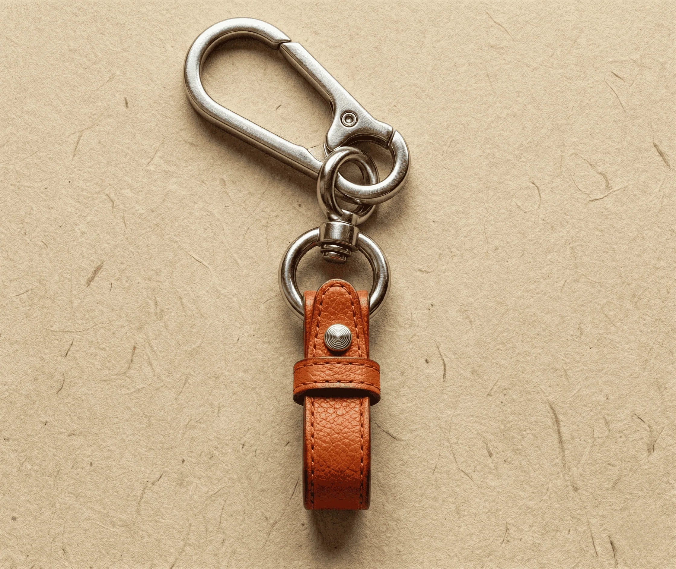 Premium Leather Key Fob for Mercedes