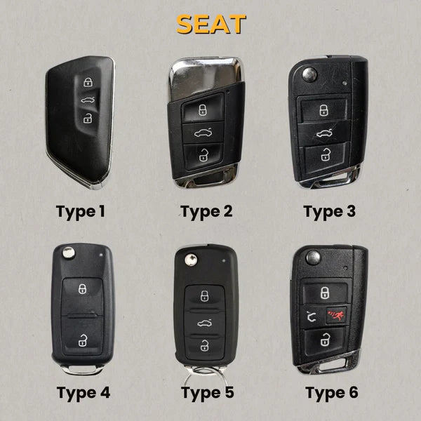 Premium Leather Key Fob for Seat