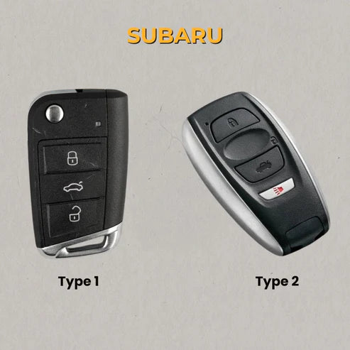 Premium Leather Key Fob for Subaru