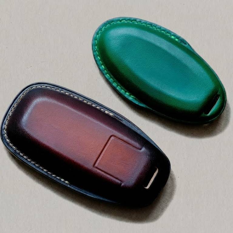 Premium Leather Key Fob for Nissan