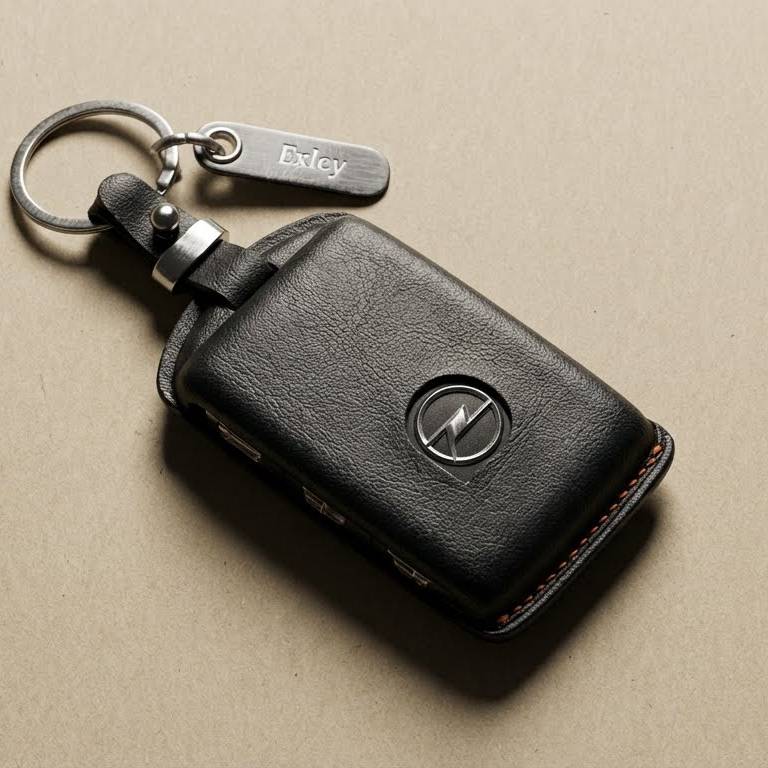 Premium Leather Key Fob for Nissan