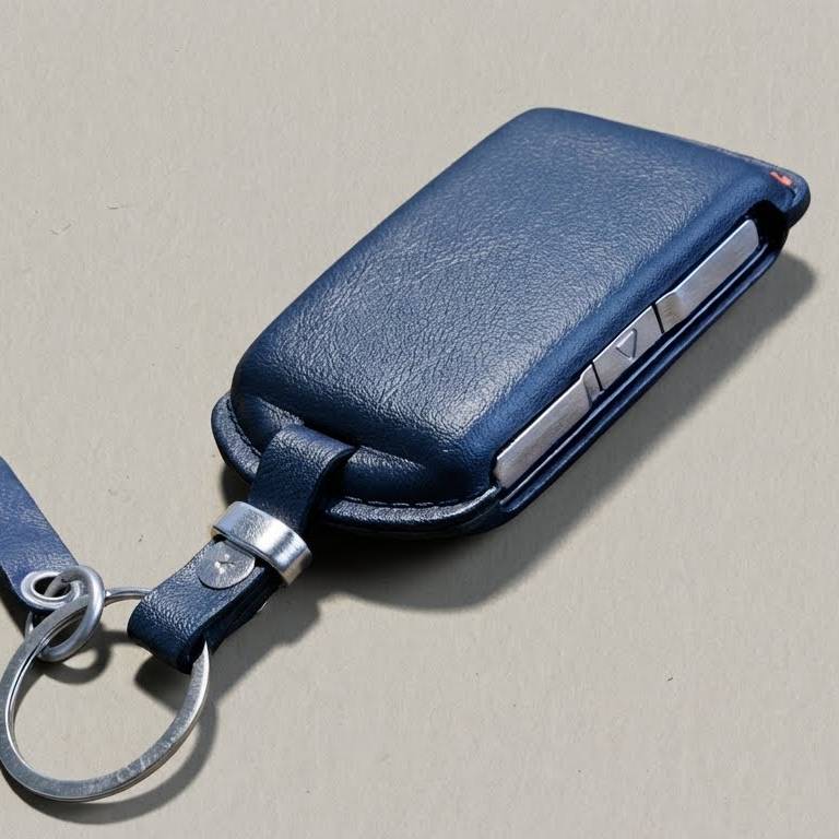 Premium Leather Key Fob for Nissan
