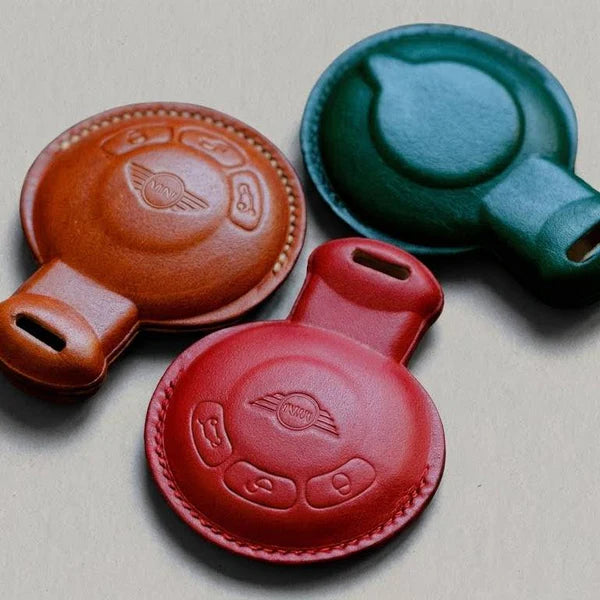 Premium Leather Key Fob for Mini Cooper