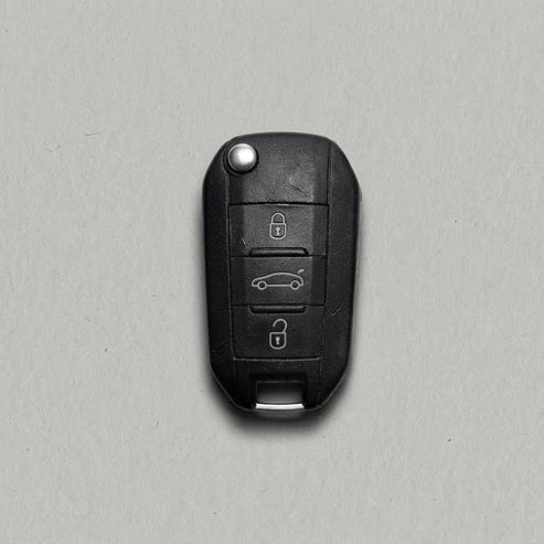 Premium Leather Key Fob for Citroën