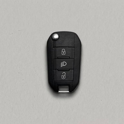 Premium Leather Key Fob for Citroën
