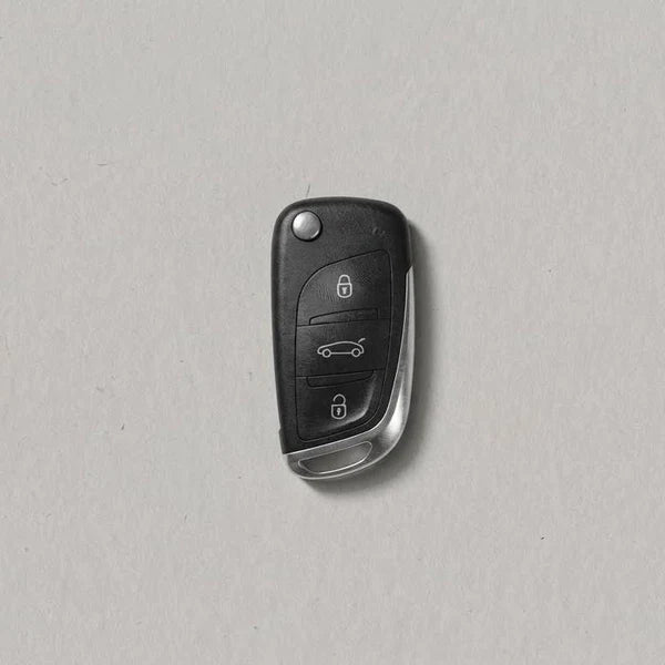 Premium Leather Key Fob for Peugeot