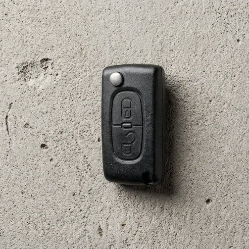 Premium Leather Key Fob for Citroën