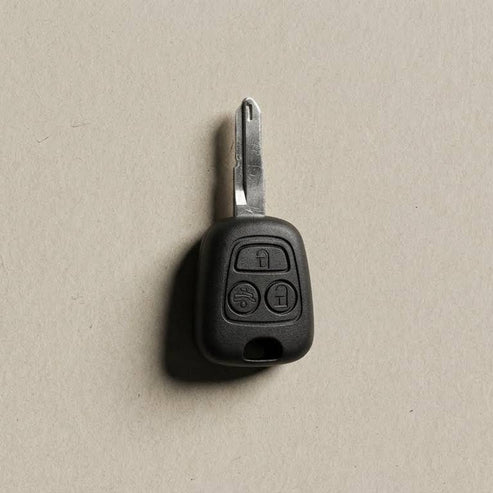 Premium Leather Key Fob for Citroën