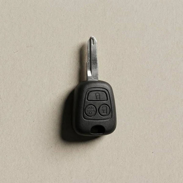 Premium Leather Key Fob for Peugeot