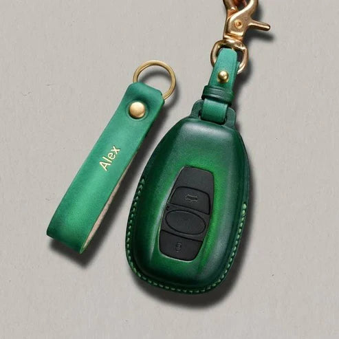 Premium Leather Key Fob for Subaru
