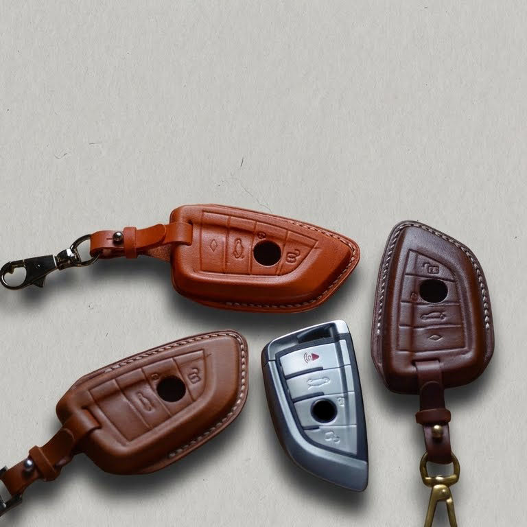 Premium Leather Key Fob for BMW