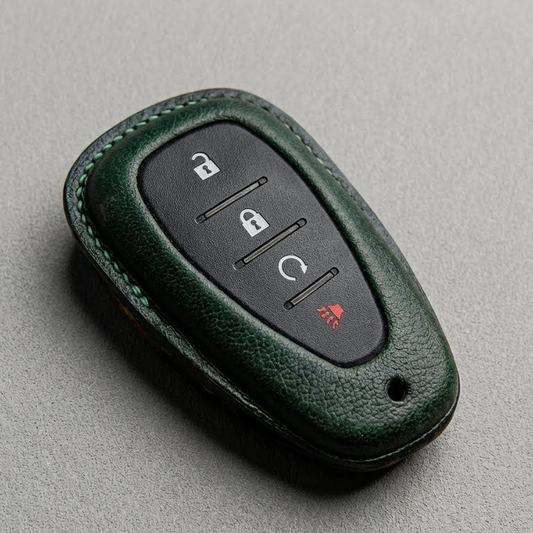 Premium Leather Key Fob for Chevrolet