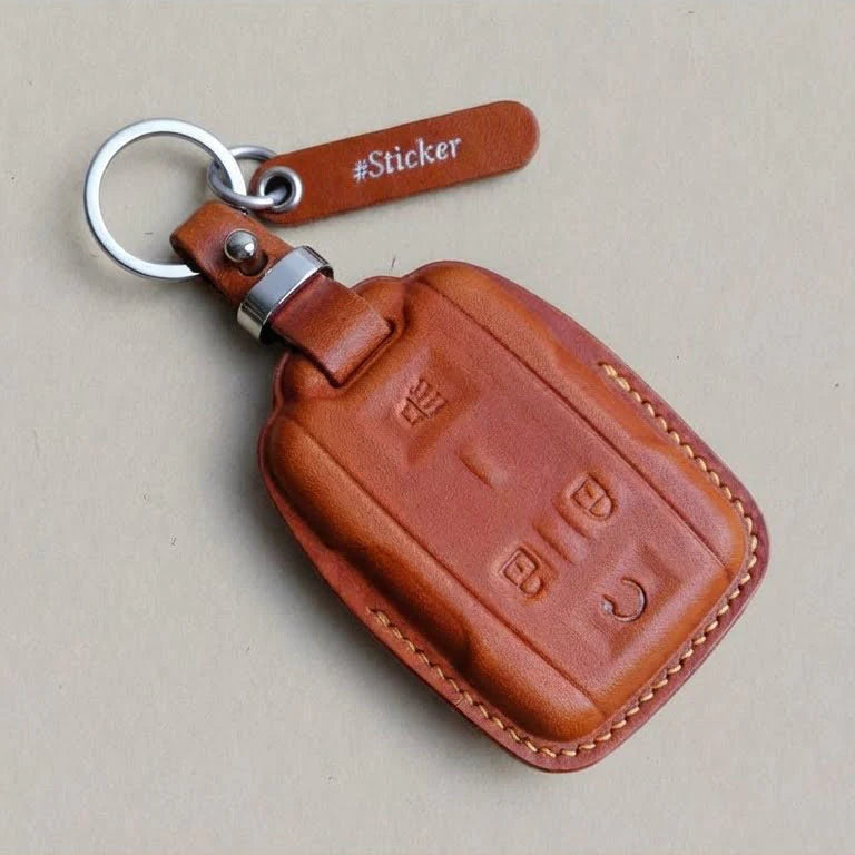 Premium Leather Key Fob for Chevrolet