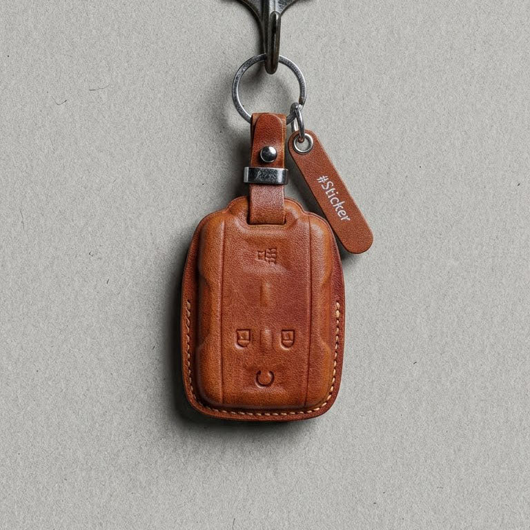 Premium Leather Key Fob for Chevrolet