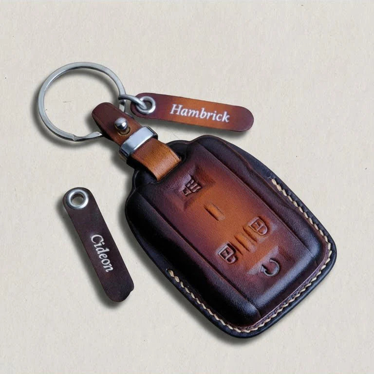 Premium Leather Key Fob for Chevrolet