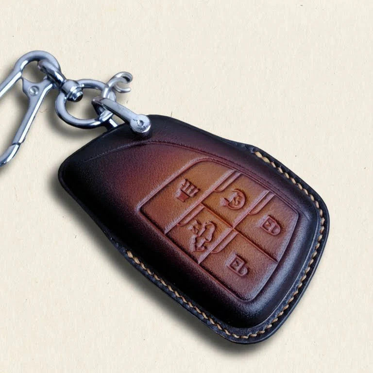 Premium Leather Key Fob for Chevrolet