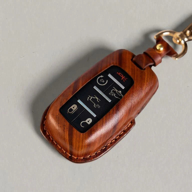 Premium Leather Key Fob for Dodge