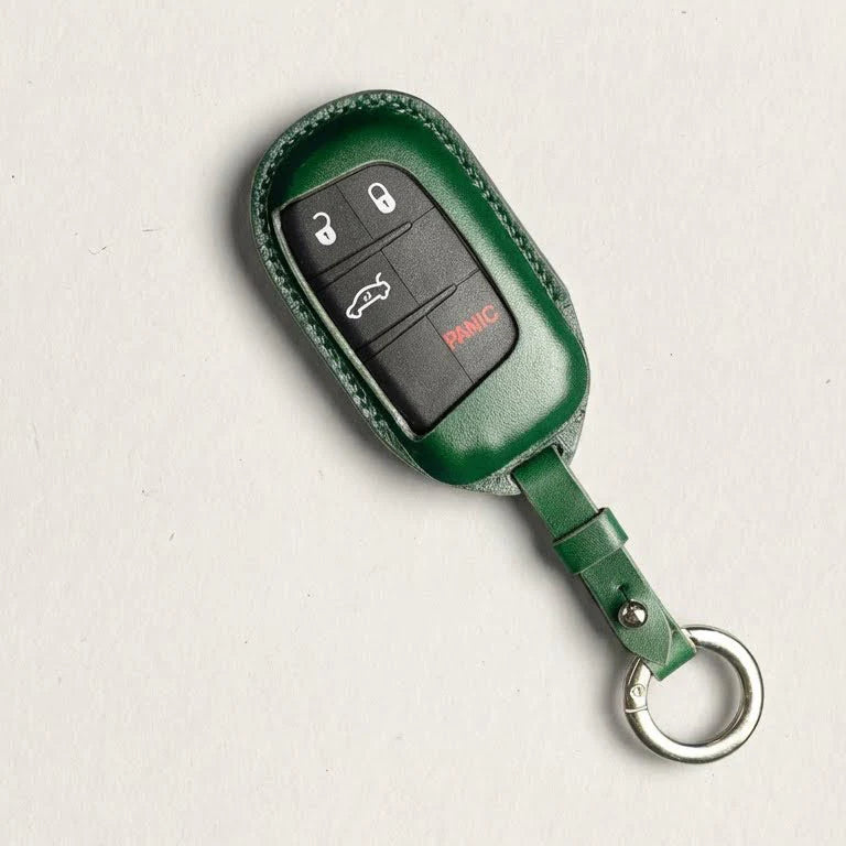 Premium Leather Key Fob for Dodge