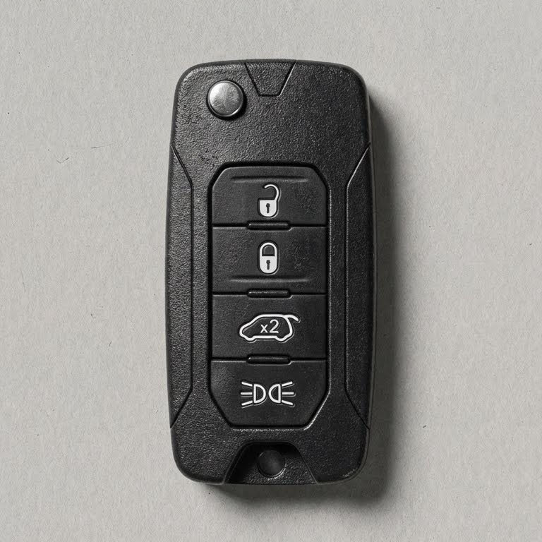 Premium Leather Key Fob for Dodge