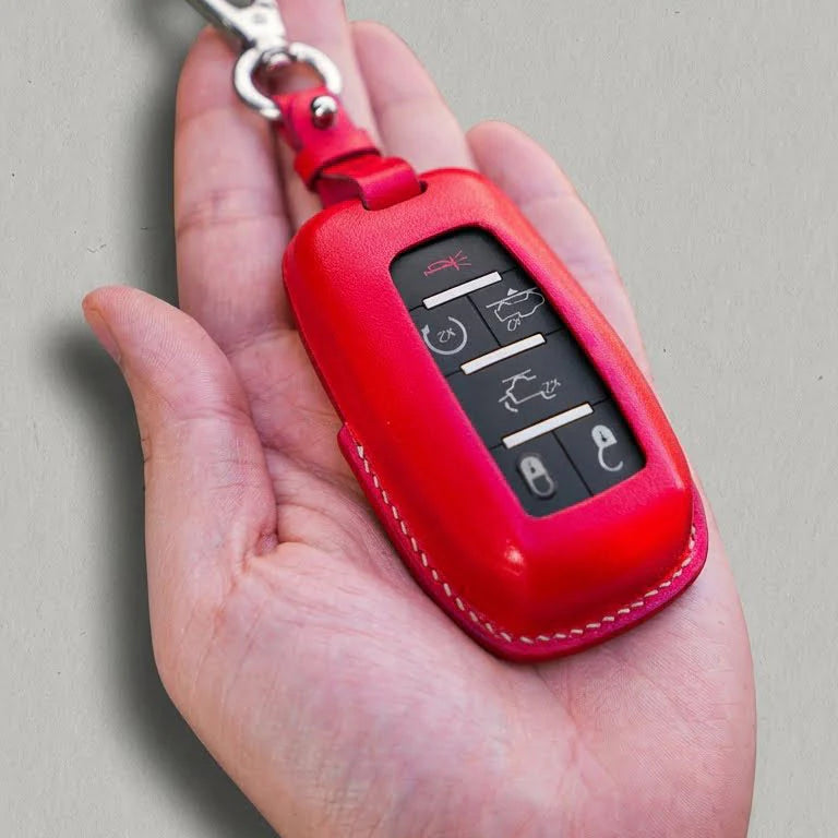 Premium Leather Key Fob for Dodge
