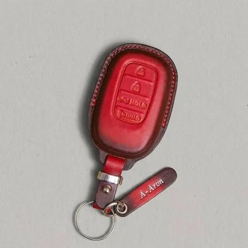 Premium Leather Key Fob for Honda