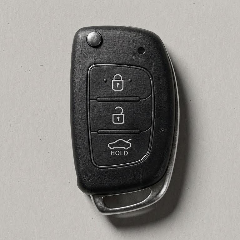 Premium Leather Key Fob for Hyundai