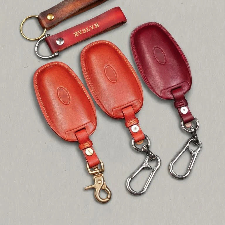 Premium Leather Key Fob for Hyundai