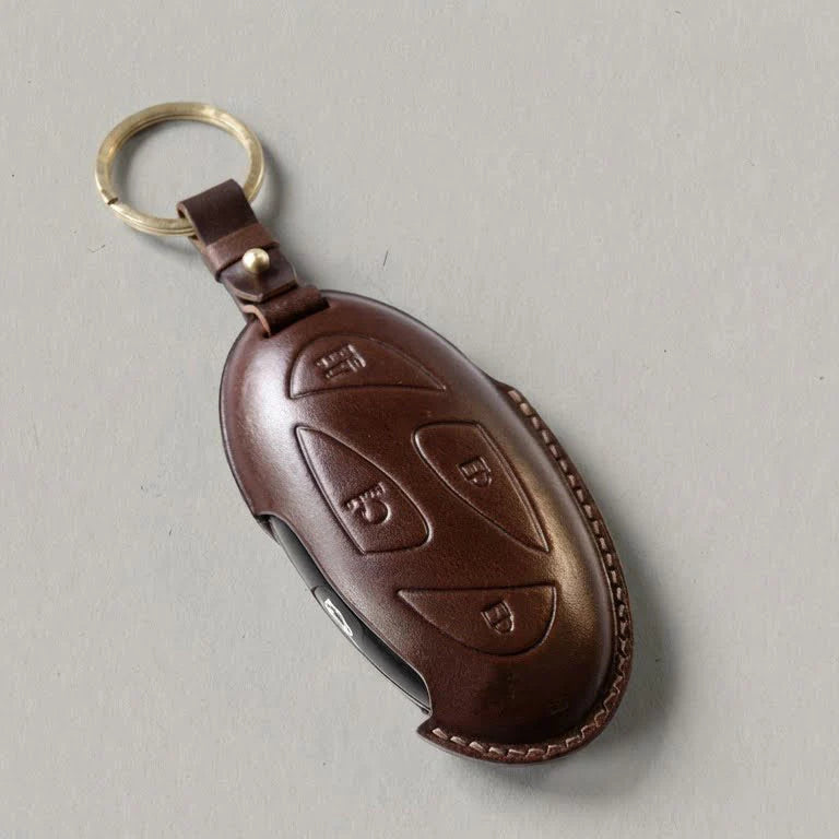 Premium Leather Key Fob for Hyundai