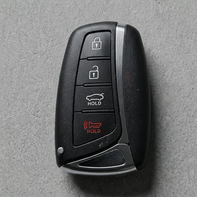 Premium Leather Key Fob for Hyundai