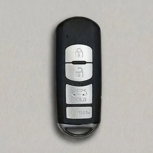 Premium Leather Key Fob for Mazda