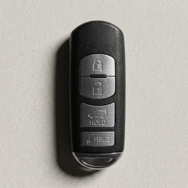 Premium Leather Key Fob for Mazda